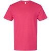 Custom Unisex Fine Jersey Tee Vintage Hot Pink
