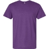 Custom Unisex Fine Jersey Tee Vintage Purple