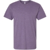 Custom Unisex Fine Jersey Tee Wisteria Blackout