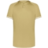 Custom Mens Cutter Henley Jersey Vegas Gold/ White
