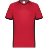 Custom Mens Cutter V-Neck Jersey Scarlet/ Black