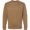 Custom Unisex Elevated Fleece Crewneck Sweatshirt Coyote Brown