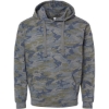 Custom Unisex Elevated Fleece Hoodie Sweatshirt Vintage Camo