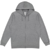 Custom Unisex Full-Zip Hoodie Sweatshirt Granite Heather