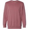 Custom Unisex Vintage Wash Crewneck Sweatshirt Washed Rouge