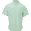 Custom Mens Hatteras Performance Short Sleeve Fishing Shirt Mint Green