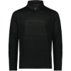 Custom Unisex Pursuit Quarter-Zip Pullover Black