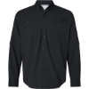 Custom Mens Kitty Hawk Performance Fishing Shirt Black
