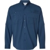Custom Mens Kitty Hawk Performance Fishing Shirt Navy