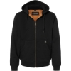 Custom Mens Tall Crossfire Heavyweight Power Fleece Hooded Jacket with Thermal Lining Black