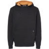 Custom Mens Woodland Fleece Hooded Pullover Black