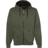 Custom Mens Bateman Bonded Power Fleece 2.0 Full-Zip Jacket Fatigue