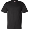 Custom Unisex USA-Made Pocket T-Shirt Black