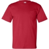 Custom Unisex USA-Made Pocket T-Shirt Red
