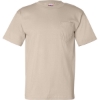 Custom Unisex USA-Made Pocket T-Shirt Sand