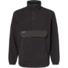Custom Mens Timber Mountain Fleece Pullover Black