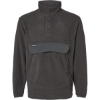Custom Mens Timber Mountain Fleece Pullover Charcoal