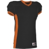 Custom Youth Football Jersey Black/ Orange