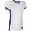 Custom Youth Football Jersey White/ Royal