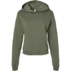 Custom Womens Classic Hoodie Sweatshirt Military Green