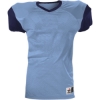 Custom Youth Pro Game Football Jersey Columbia Blue/ Navy