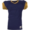 Custom Youth Pro Game Football Jersey Navy/ Vegas Gold