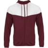 Custom Mens Spirit Outer-Core Jacket Maroon/ White