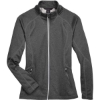 Custom Womens Gravity Performance Fleece Jacket Carbon Heather