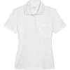 Custom Womens Origin Performance Piqué Polo with Pocket White