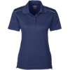 Custom Womens Radiant Performance Piqué Polo with Reflective Piping Classic Navy