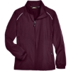Custom Womens Techno Lite Motivate Unlined Lightweight Jacket Burgundy