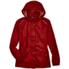 Custom Womens Climate Seam-Sealed Lightweight Variegated Ripstop Jacket Classic Red