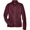 Custom Womens Journey Fleece Jacket Burgundy