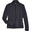 Custom Womens Journey Fleece Jacket Heather Charcoal