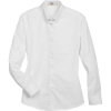 Custom Womens Operate Twill Shirt White