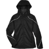Custom Womens Angle 3-in-1 Jacket with Bonded Fleece Liner Black