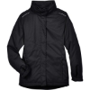 Custom Womens 3-in-1 Jacket with Fleece Liner Black