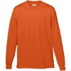Custom Unisex Nexgen Performance Long Sleeve T-Shirt Orange