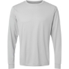 Custom Unisex Nexgen Performance Long Sleeve T-Shirt Silver