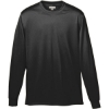 Custom Youth Nexgen Performance Long Sleeve T-Shirt Black