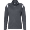 Custom Womens On The Rise Outercore Warm-Up Jacket Graphite/ White
