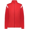 Custom Womens On The Rise Outercore Warm-Up Jacket Red/ White