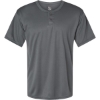 Custom Mens B-Core Placket Jersey Graphite