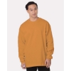 Custom Mens USA-Made Heavyweight Waffle Knit Thermal Caramel Brown
