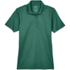 Custom Womens Cool & Dry Mesh Piqué Polo Forest Green