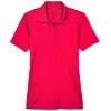 Custom Womens Cool & Dry Mesh Piqué Polo Red