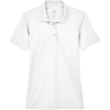 Custom Womens Cool & Dry Mesh Piqué Polo White