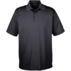 Custom Mens Cool & Dry Mesh Piqué Polo Black