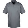 Custom Mens Cool & Dry Mesh Piqué Polo Charcoal