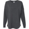 Custom Unisex Game Day Jersey Long Sleeve T-Shirt Charcoal Heather